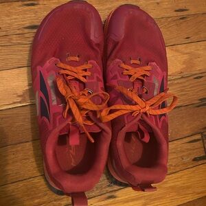 Altra Lone Peak Red and Orange Women's Sneakers WMNS 7.5